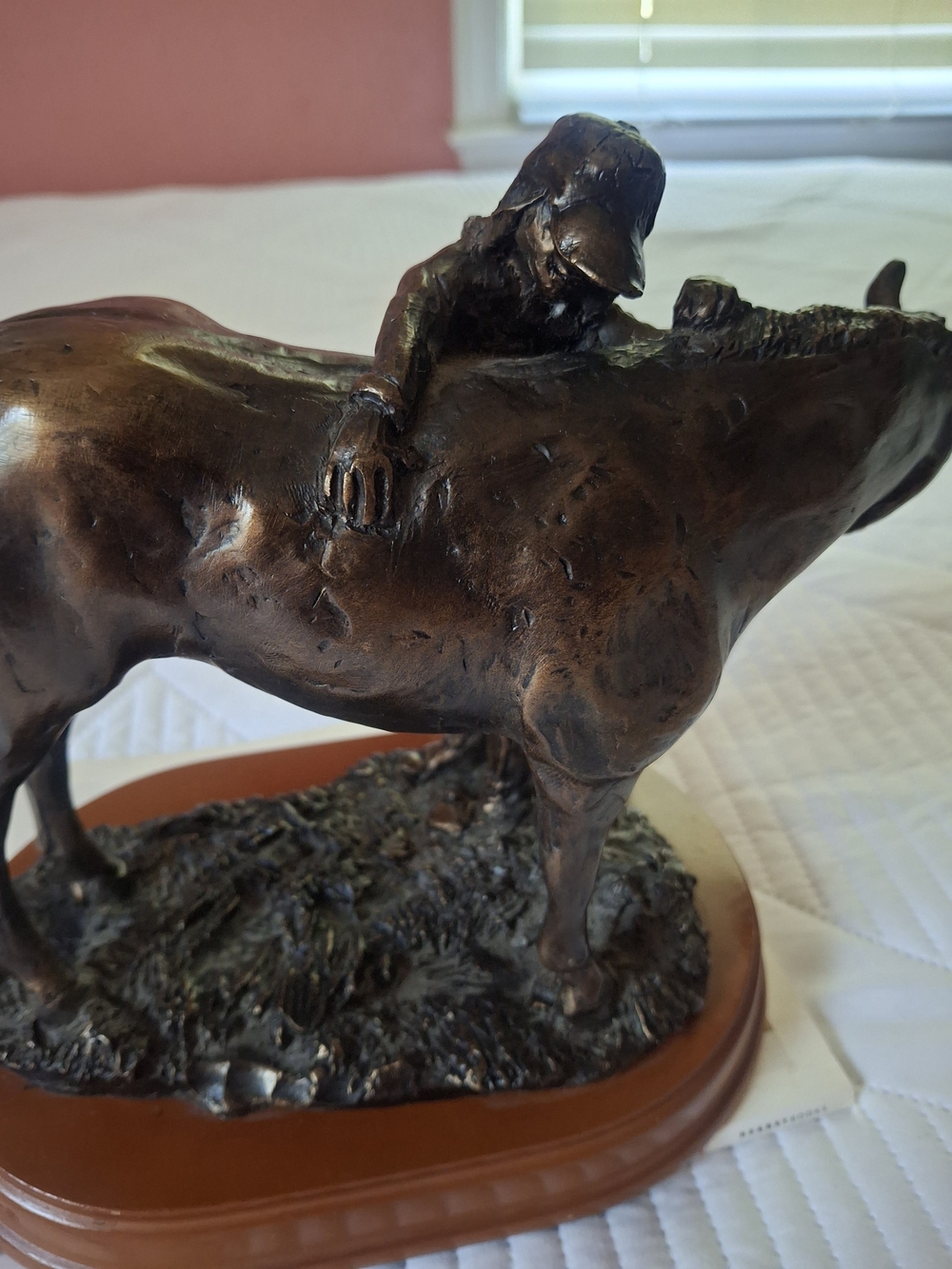 Montana Silversmiths Bronze Western Horse Statue Figurine "The Baby Sitter" C447 - Picture 3 of 10